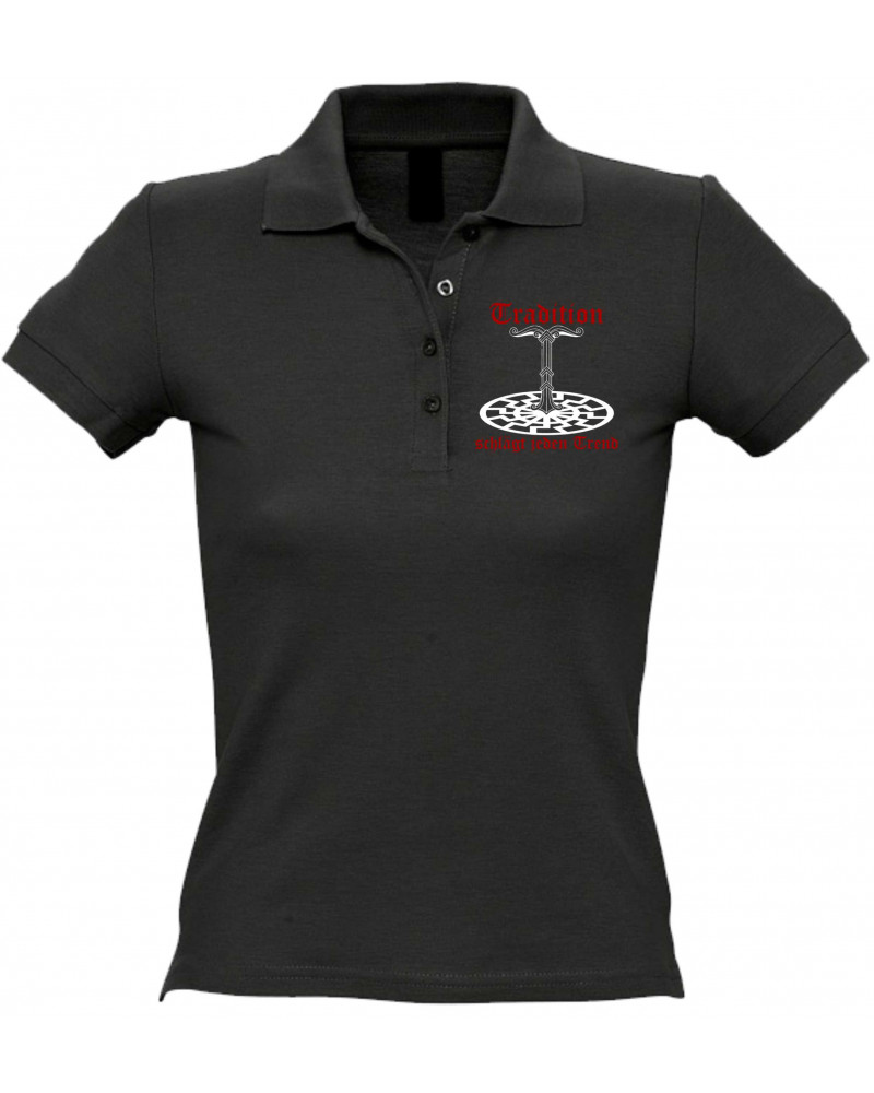 Besticktes Damen Poloshirt (Tradition schlägt jeden Trend)