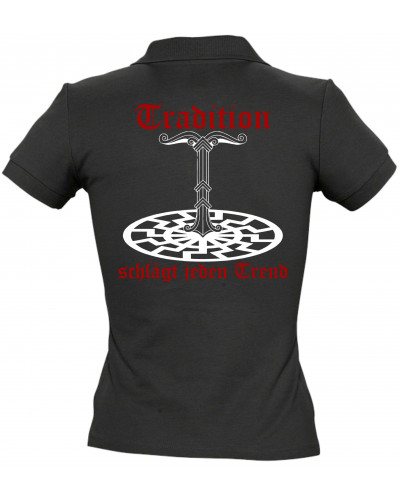 Besticktes Damen Poloshirt (Tradition schlägt jeden Trend)