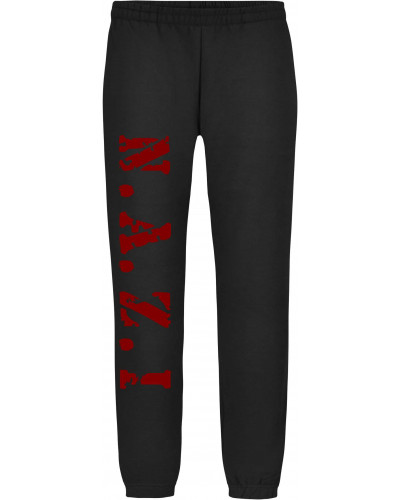 Damen Premium Jogginghose (NAZI, Rot)