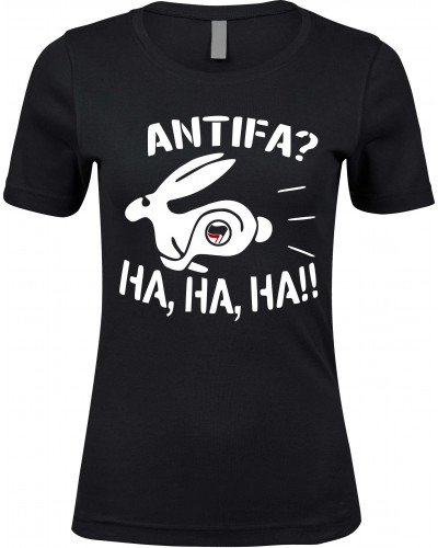 Damen Premium T-Shirt (Antifa, ha ha ha)