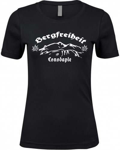 Damen Premium T-Shirt (Consdaple, Bergfreiheit)