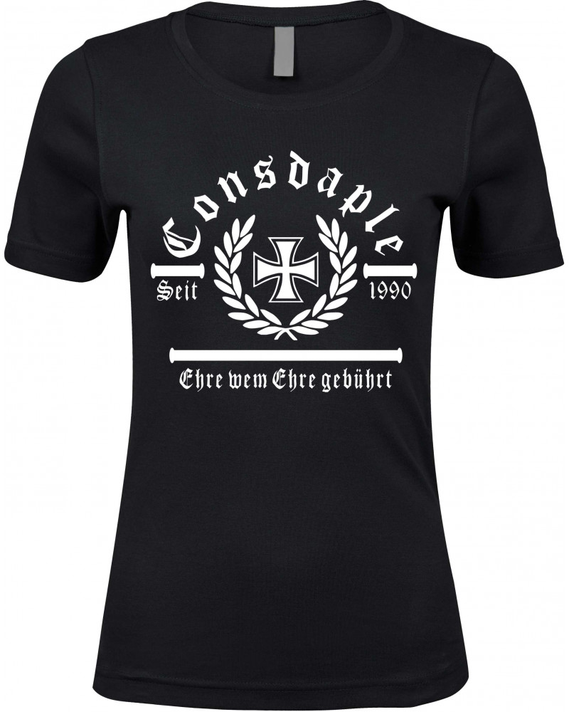 Damen Premium T-Shirt (Consdaple, Ehre wem Ehre gebührt)