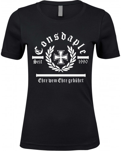 Damen Premium T-Shirt (Consdaple, Ehre wem Ehre gebührt)
