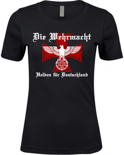 Damen Premium T-Shirt (Die Wehrmacht, Helden für Deutschland)