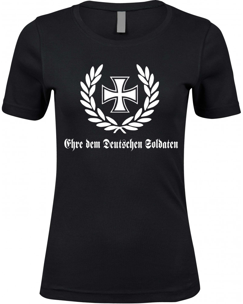 Damen Premium T-Shirt (Ehre dem Deutschen Soldaten)