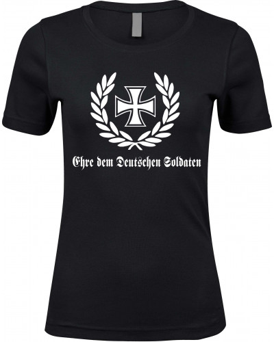 Damen Premium T-Shirt (Ehre dem Deutschen Soldaten)