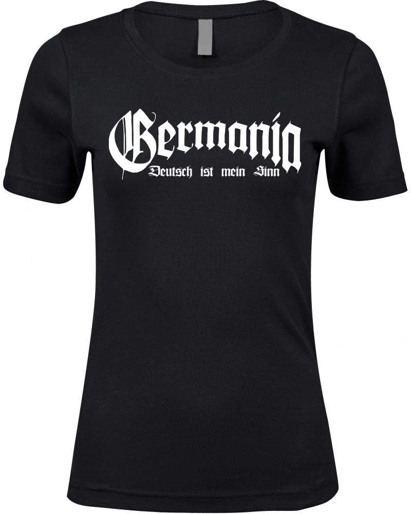 Damen Premium T-Shirt (Germania, Deutsch ist mein Sinn)