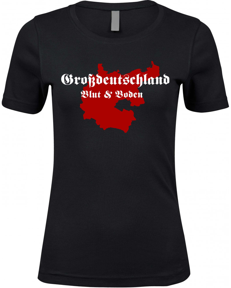 Damen Premium T-Shirt (Großdeutschland Blut&Boden)