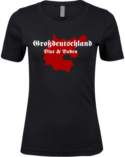 Damen Premium T-Shirt (Großdeutschland Blut&Boden)