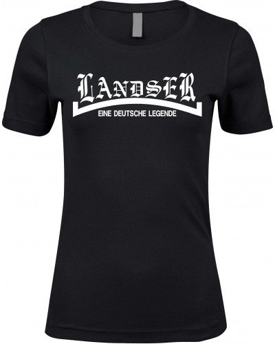 Damen Premium T-Shirt (Landser, weiß)