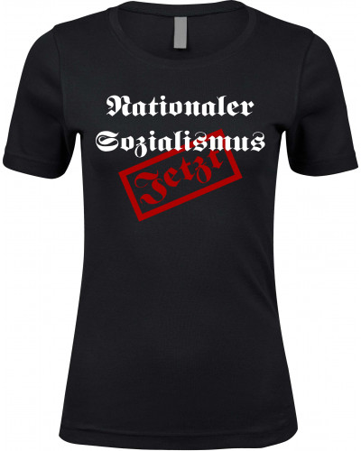 Damen Premium T-Shirt (Nationaler Sozialismus jetzt)