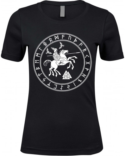 Damen Premium T-Shirt (Odin und Sleipnir)