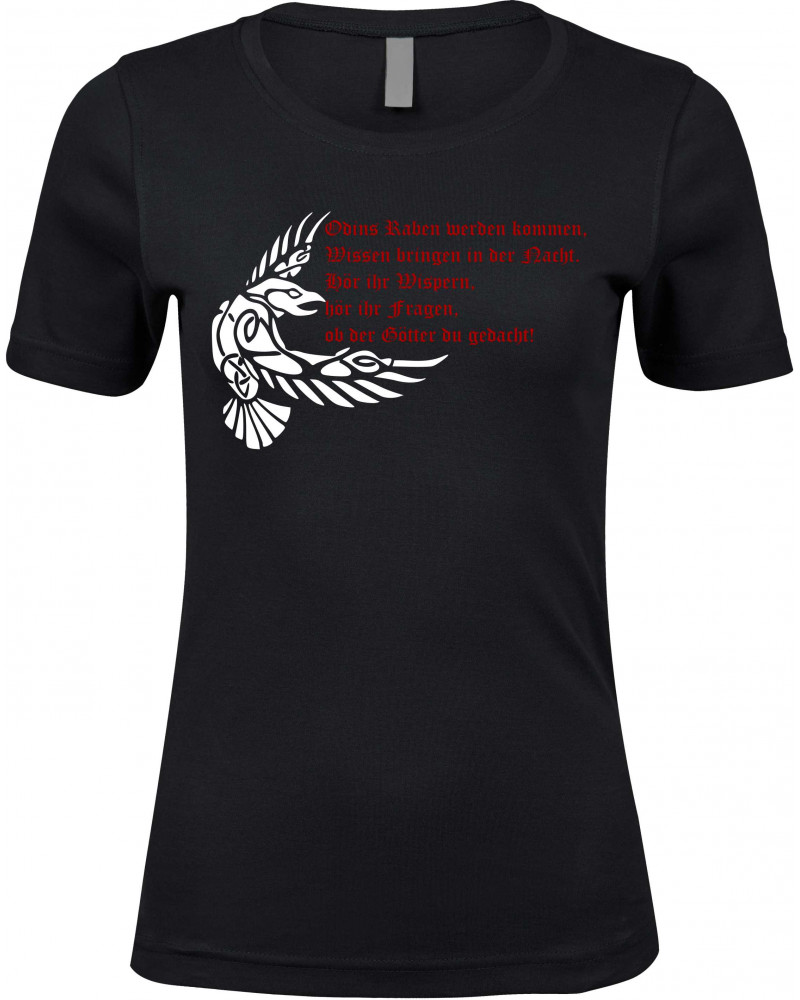 Damen Premium T-Shirt (Odins Raben werden kommen)