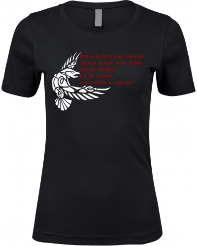 Damen Premium T-Shirt (Odins Raben werden kommen)