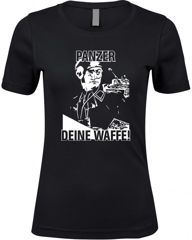 Damen Premium T-Shirt (Panzer, deine Waffe!)