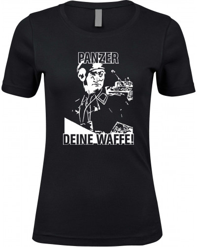 Damen Premium T-Shirt (Panzer, deine Waffe!)
