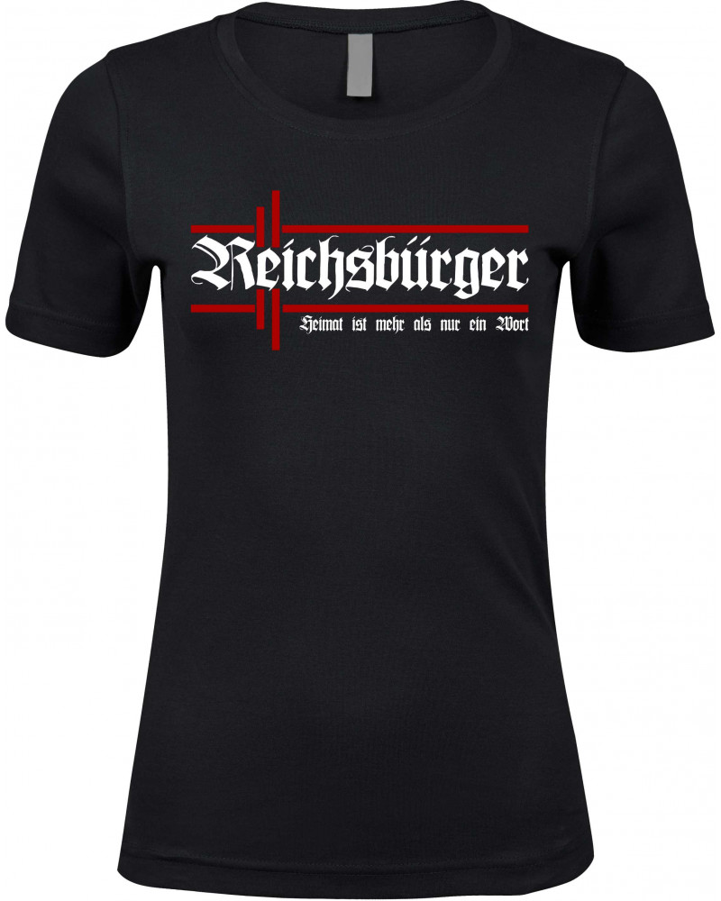 Damen Premium T-Shirt (Reichsbürger, Heimat)