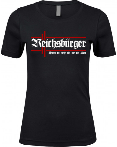 Damen Premium T-Shirt (Reichsbürger, Heimat)