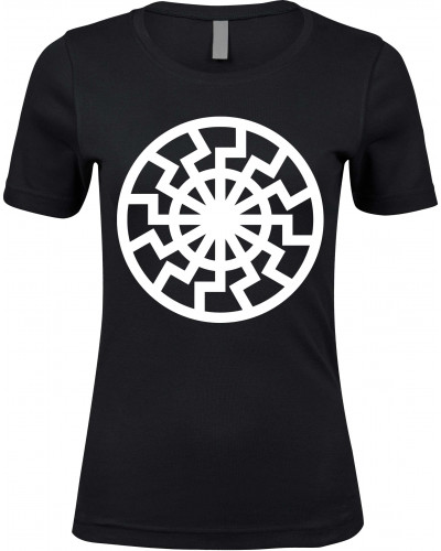 Damen Premium T-Shirt (Schwarze Sonne)