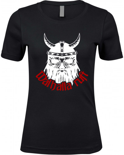 Damen Premium T-Shirt (Walhalla ruft)