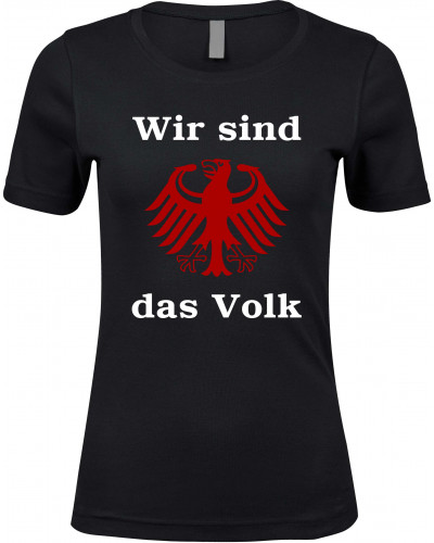 Damen Premium T-Shirt (Wir sind das Volk)