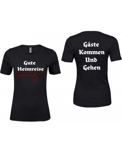 Damen Premium T-Shirt (Gute Heimreise)