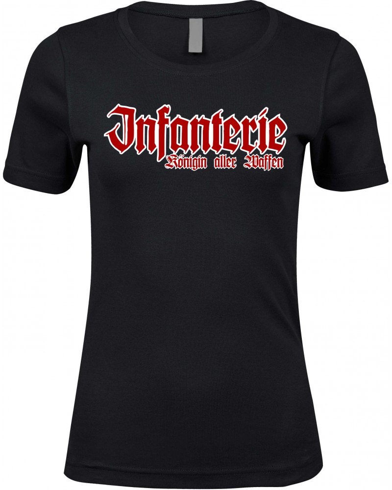 Damen Premium T-Shirt (Infanterie, Königin aller Waffen)