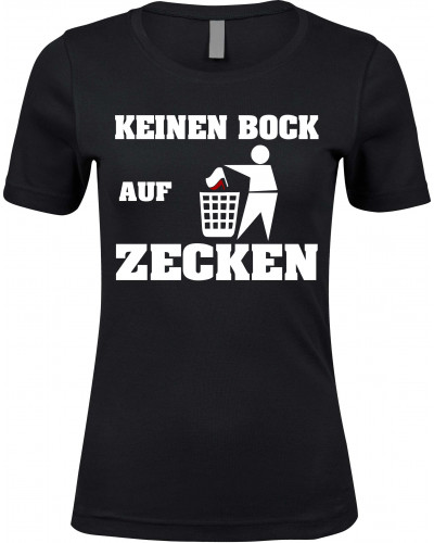 Damen Premium T-Shirt (Keinen Bock auf Zecken)