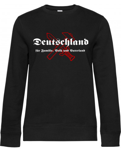 Damen Pullover (Deutschland für Familie, Volk und Vaterland)
