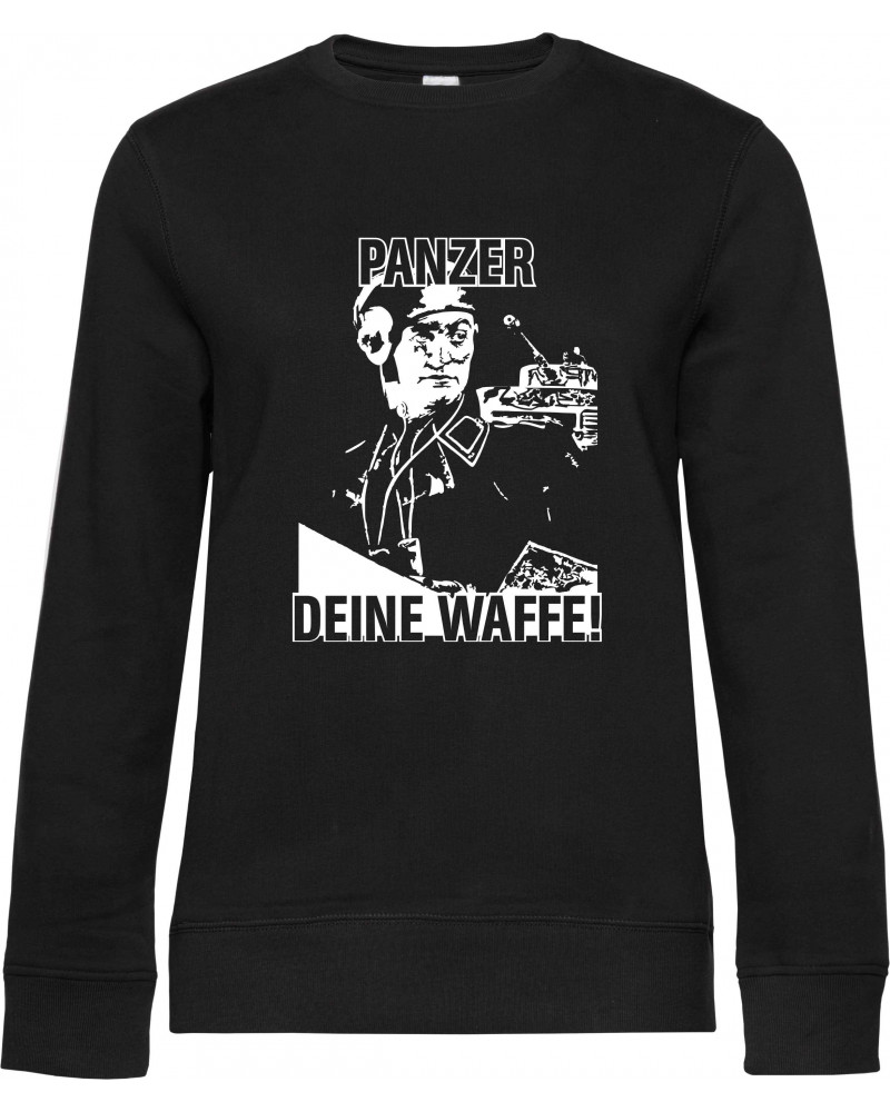Damen Pullover (Panzer, deine Waffe!)