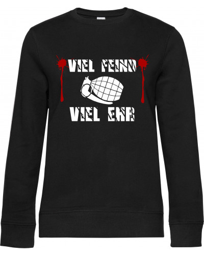 Damen Pullover (Viel feind viel Ehr)