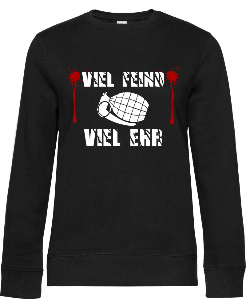 Damen Pullover (Viel feind viel Ehr)