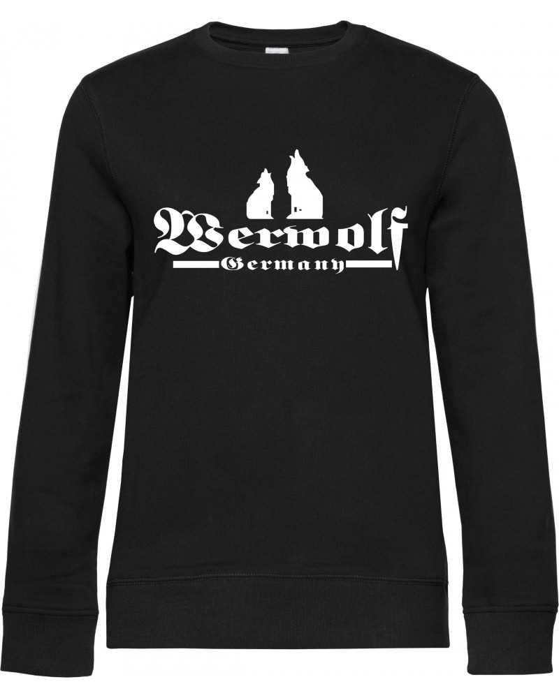 Damen Pullover (Werwolf Germany mit Wolf)