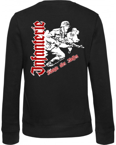 Damen Pullover (Infanterie, Königin aller Waffen)
