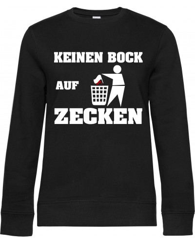 Damen Pullover (Keinen Bock auf Zecken)