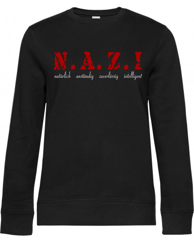 Damen Pullover (Nazi, natürlich anständig)