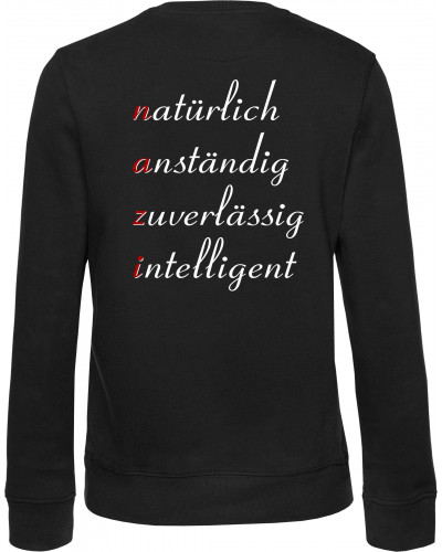 Damen Pullover (Nazi, natürlich anständig)