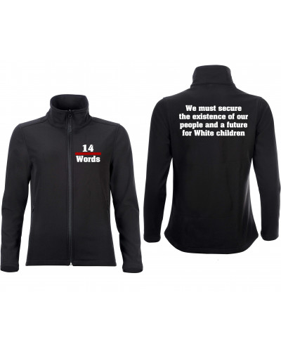 Bestickte Damen Softshell Jacke "2 Lagen" (14 Words)