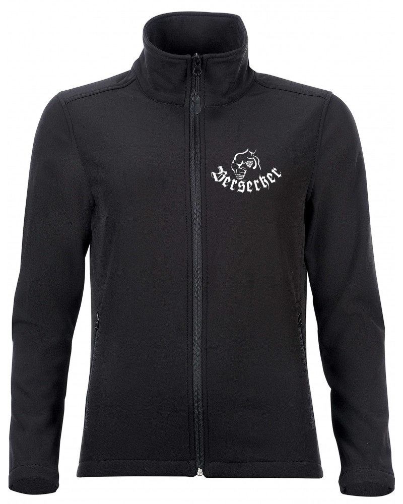 Bestickte Damen Softshell Jacke "2 Lagen" (Berserker)