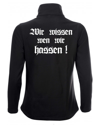 Bestickte Damen Softshell Jacke "2 Lagen" (Berserker)