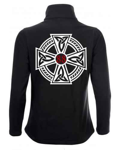 Bestickte Damen Softshell Jacke "2 Lagen" (Celtic 88)