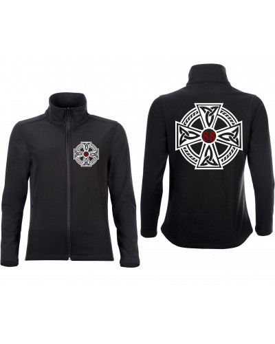 Bestickte Damen Softshell Jacke "2 Lagen" (Celtic 88)