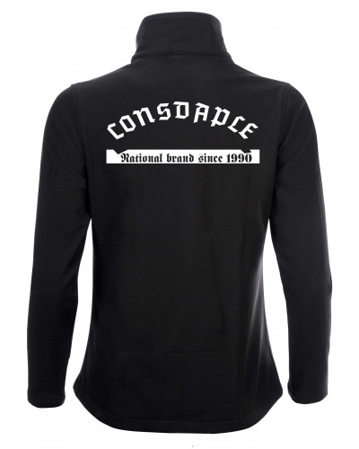 Bestickte Damen Softshell Jacke "2 Lagen" (Consdaple, national brand)
