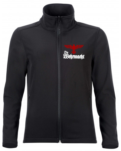 Bestickte Damen Softshell Jacke "2 Lagen" (Die Wehrmacht)