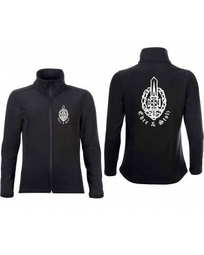 Bestickte Damen Softshell Jacke "2 Lagen" (Ehre & Stolz)