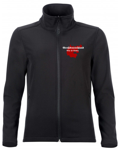 Bestickte Damen Softshell Jacke "2 Lagen" (Großdeutschland Blut&Boden)