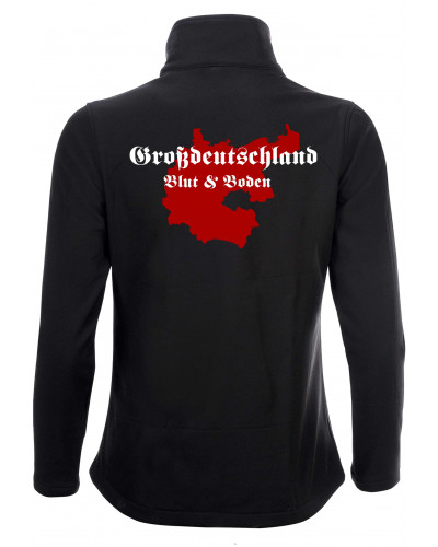 Bestickte Damen Softshell Jacke "2 Lagen" (Großdeutschland Blut&Boden)