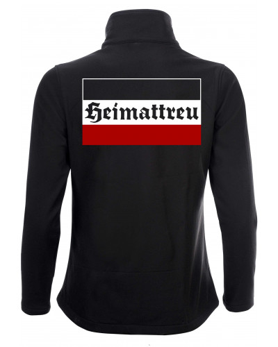 Bestickte Damen Softshell Jacke "2 Lagen" (Heimattreu)