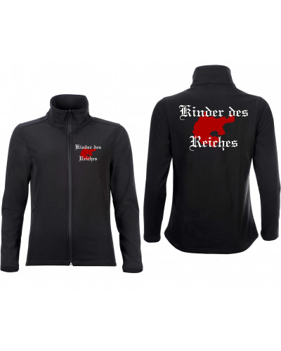 Bestickte Damen Softshell Jacke "2 Lagen" (Kinder des Reiches)