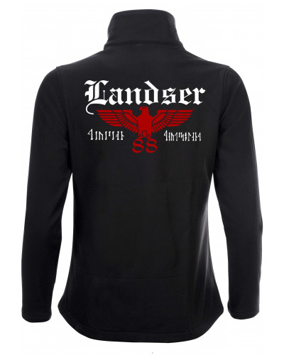 Bestickte Damen Softshell Jacke "2 Lagen" (Landser, Adler 88)